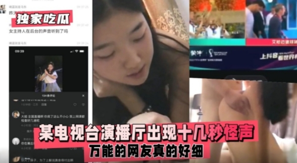 【独家吃瓜】某电视台演播厅出现十几秒怪声，万能的网友真的好细}