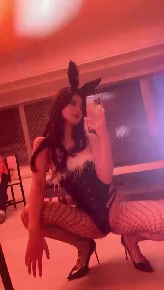 阿朱黑丝兔女郎