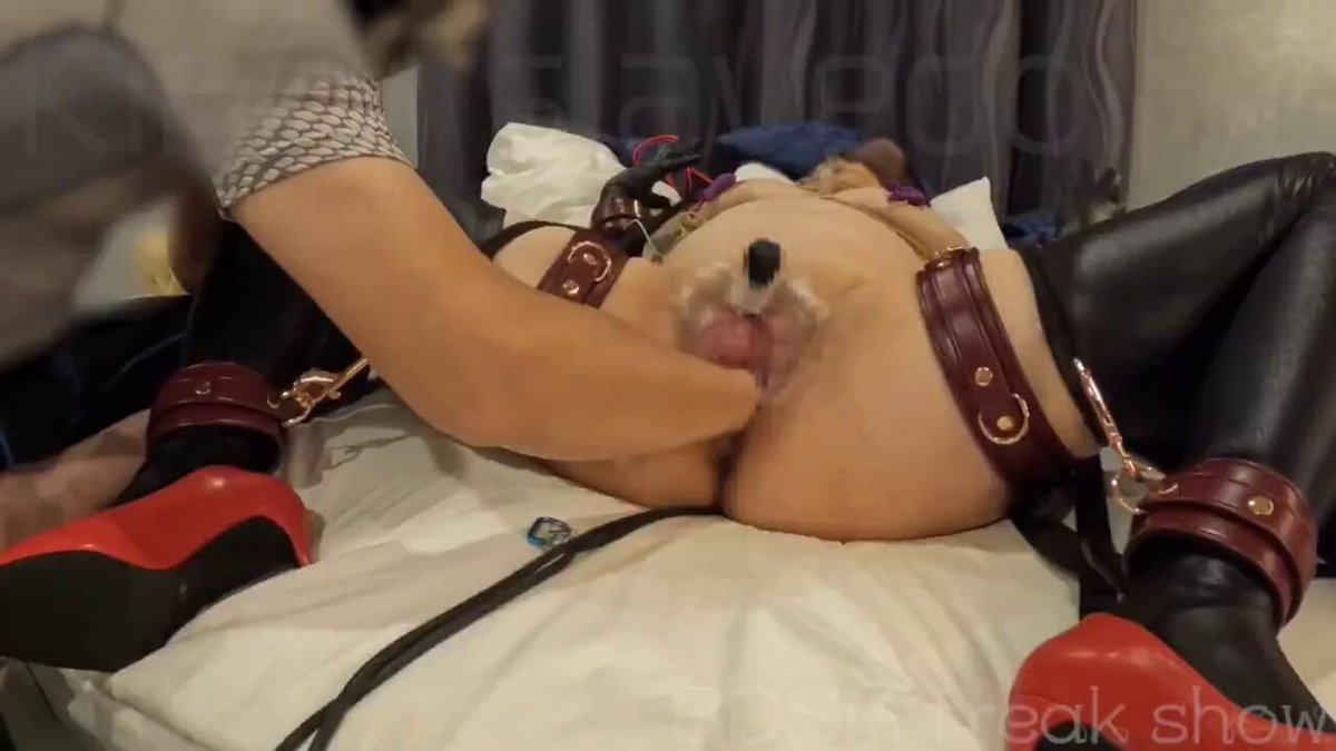 拳交扩张折磨女奴，女奴被玩弄的全身颤抖抽搐。封面图