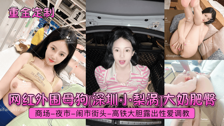 网红外围母狗[深圳小梨涡]大奶肥臀商场-夜市-闹市街头-高铁大胆露出性爱调教封面图